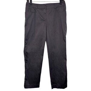 SoCa by St. John black ankle length straight-leg pants size 6